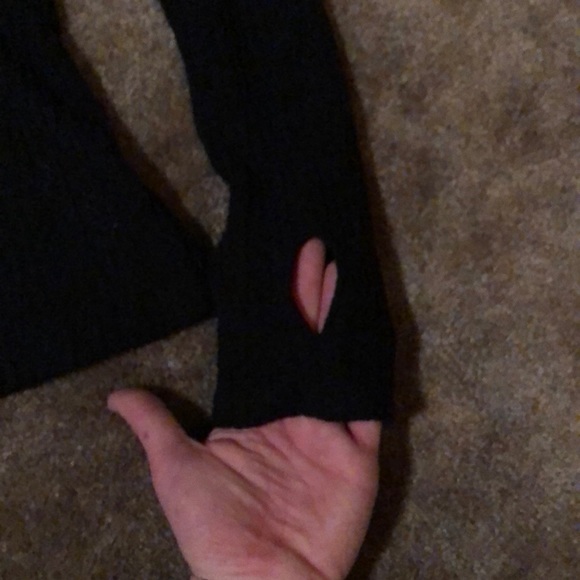 LNA Crescent Sweater, Black - Picture 5 of 6